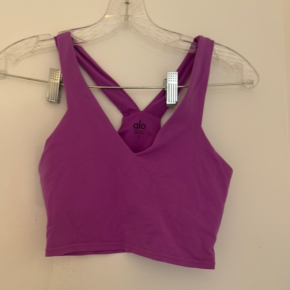 Alo Purple Sports Bra